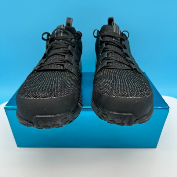 Reebok Men's Fushion Flexweave Safety Work Sneaker Shoe,‎ Size 10.5W, Black/Grey - Picture 7 of 13